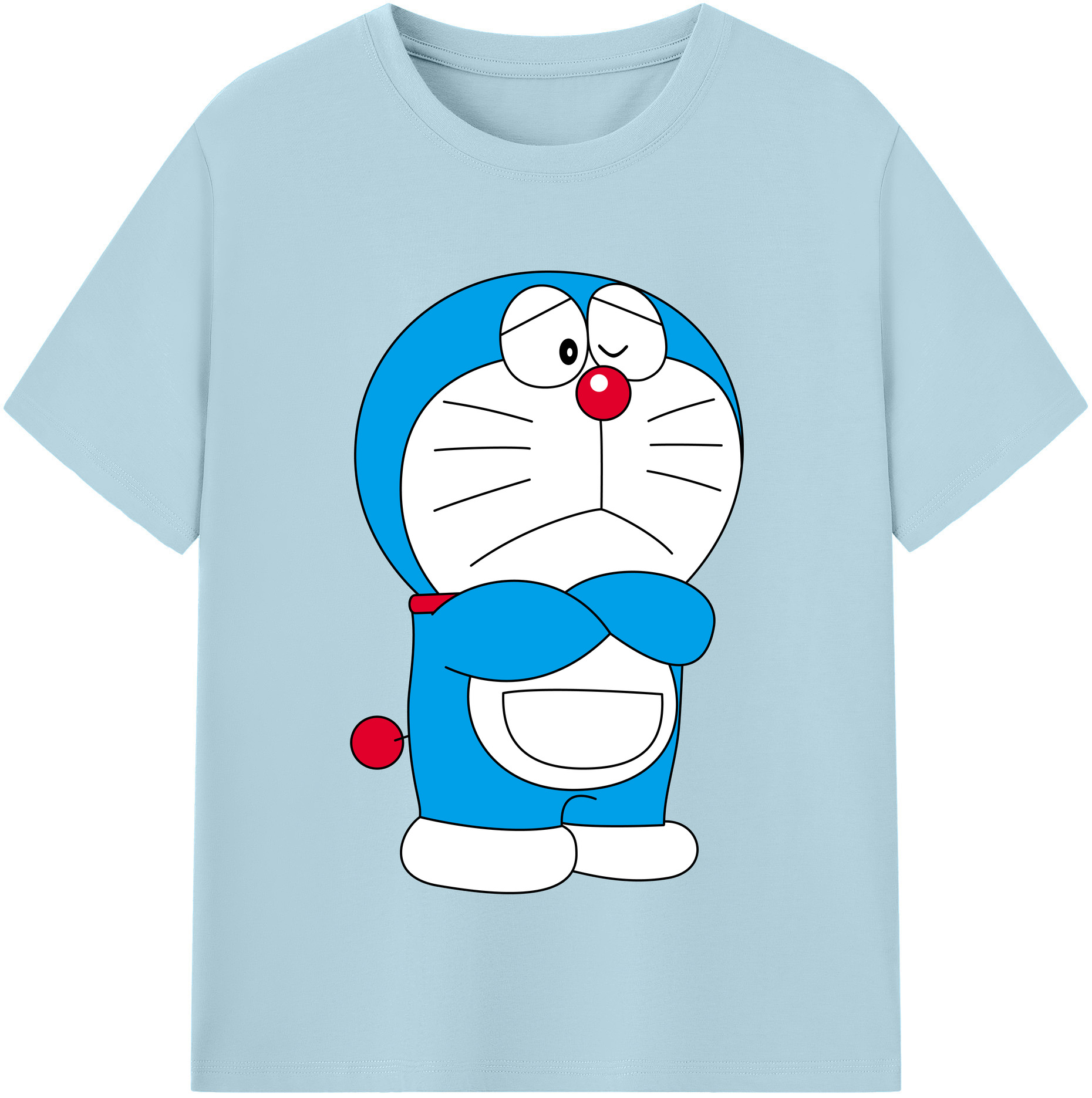 （画像用） ドラえもん Doraemon 綿100％半袖Tシャツ（フロントプリント）